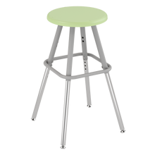 Load image into Gallery viewer, Four-leg classroom stools with customizable finishes and seat options