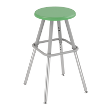 Load image into Gallery viewer, Four-leg classroom stools with customizable finishes and seat options