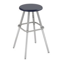 Load image into Gallery viewer, Four-leg classroom stools with customizable finishes and seat options