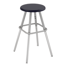 Load image into Gallery viewer, Four-leg classroom stools with customizable finishes and seat options