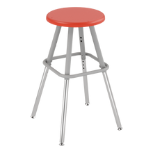 Load image into Gallery viewer, Four-leg classroom stools with customizable finishes and seat options