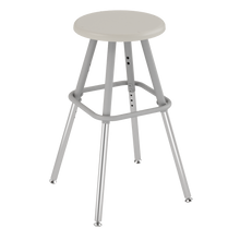 Load image into Gallery viewer, Four-leg classroom stools with customizable finishes and seat options