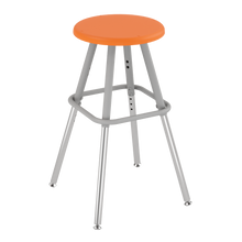 Load image into Gallery viewer, Four-leg classroom stools with customizable finishes and seat options