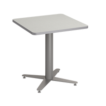 Load image into Gallery viewer, Square café tabletop with laminate top and café-height base options