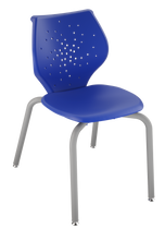 Load image into Gallery viewer, NXT MOV four-leg chair with flexible two-part shell for active seating