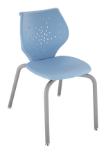 Load image into Gallery viewer, NXT MOV four-leg chair with flexible two-part shell for active seating