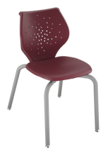 Load image into Gallery viewer, NXT MOV four-leg chair with flexible two-part shell for active seating