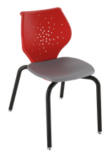 Load image into Gallery viewer, NXT MOV four-leg chair with flexible two-part shell for active seating