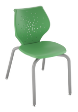 Load image into Gallery viewer, NXT MOV four-leg chair with flexible two-part shell for active seating