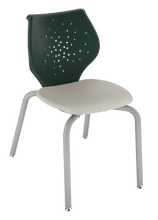 Load image into Gallery viewer, NXT MOV four-leg chair with flexible two-part shell for active seating