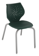Load image into Gallery viewer, NXT MOV four-leg chair with flexible two-part shell for active seating