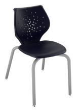 Load image into Gallery viewer, NXT MOV four-leg chair with flexible two-part shell for active seating