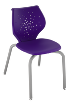 Load image into Gallery viewer, NXT MOV four-leg chair with flexible two-part shell for active seating