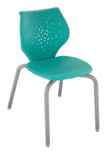 Load image into Gallery viewer, NXT MOV four-leg chair with flexible two-part shell for active seating