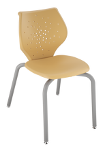 Load image into Gallery viewer, NXT MOV four-leg chair with flexible two-part shell for active seating