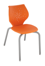 Load image into Gallery viewer, NXT MOV four-leg chair with flexible two-part shell for active seating