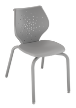 Load image into Gallery viewer, NXT MOV four-leg chair with flexible two-part shell for active seating