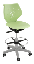 Load image into Gallery viewer, NXT MOV classroom swivel stool with moving seat, 360-degree swivel, and adjustable height