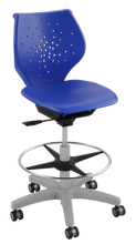 Load image into Gallery viewer, NXT MOV classroom swivel stool with moving seat, 360-degree swivel, and adjustable height