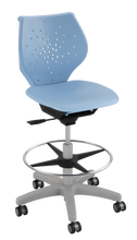 Load image into Gallery viewer, NXT MOV classroom swivel stool with moving seat, 360-degree swivel, and adjustable height
