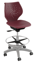 Load image into Gallery viewer, NXT MOV classroom swivel stool with moving seat, 360-degree swivel, and adjustable height
