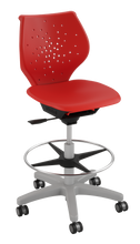 Load image into Gallery viewer, NXT MOV classroom swivel stool with moving seat, 360-degree swivel, and adjustable height