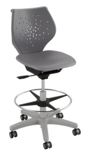 Load image into Gallery viewer, NXT MOV classroom swivel stool with moving seat, 360-degree swivel, and adjustable height