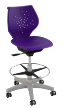 Load image into Gallery viewer, NXT MOV classroom swivel stool with moving seat, 360-degree swivel, and adjustable height