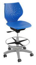 Load image into Gallery viewer, NXT MOV classroom swivel stool with moving seat, 360-degree swivel, and adjustable height