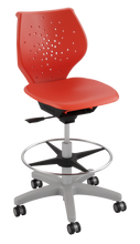 Load image into Gallery viewer, NXT MOV classroom swivel stool with moving seat, 360-degree swivel, and adjustable height