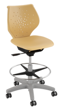 Load image into Gallery viewer, NXT MOV classroom swivel stool with moving seat, 360-degree swivel, and adjustable height