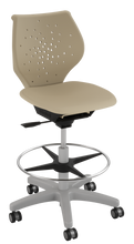 Load image into Gallery viewer, NXT MOV classroom swivel stool with moving seat, 360-degree swivel, and adjustable height