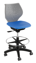 Load image into Gallery viewer, NXT MOV classroom swivel stool with moving seat, 360-degree swivel, and adjustable height