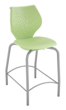 Load image into Gallery viewer, NXT MOV four-leg stool featuring a flexible two-part shell for active seating