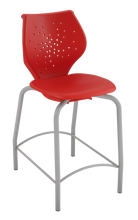 Load image into Gallery viewer, NXT MOV four-leg stool featuring a flexible two-part shell for active seating
