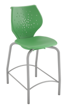 Load image into Gallery viewer, NXT MOV four-leg stool featuring a flexible two-part shell for active seating