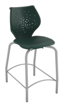 Load image into Gallery viewer, NXT MOV four-leg stool featuring a flexible two-part shell for active seating