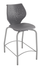 Load image into Gallery viewer, NXT MOV four-leg stool featuring a flexible two-part shell for active seating