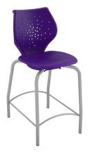 Load image into Gallery viewer, NXT MOV four-leg stool featuring a flexible two-part shell for active seating