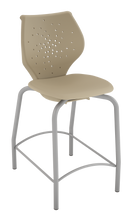 Load image into Gallery viewer, NXT MOV four-leg stool featuring a flexible two-part shell for active seating