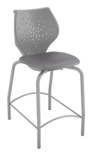 Load image into Gallery viewer, NXT MOV four-leg stool featuring a flexible two-part shell for active seating