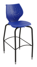 Load image into Gallery viewer, NXT MOV four-leg stool featuring a flexible two-part shell for active seating