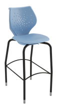Load image into Gallery viewer, NXT MOV four-leg stool featuring a flexible two-part shell for active seating