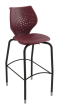 Load image into Gallery viewer, NXT MOV four-leg stool featuring a flexible two-part shell for active seating