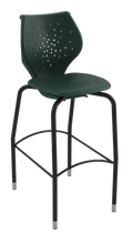 Load image into Gallery viewer, NXT MOV four-leg stool featuring a flexible two-part shell for active seating