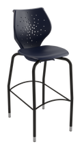 Load image into Gallery viewer, NXT MOV four-leg stool featuring a flexible two-part shell for active seating