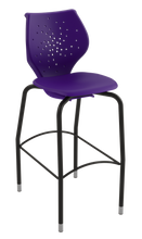 Load image into Gallery viewer, NXT MOV four-leg stool featuring a flexible two-part shell for active seating