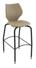 Load image into Gallery viewer, NXT MOV four-leg stool featuring a flexible two-part shell for active seating