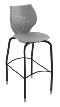 Load image into Gallery viewer, NXT MOV four-leg stool featuring a flexible two-part shell for active seating