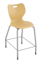 Load image into Gallery viewer, Alphabet four-leg stool for classrooms and cafeterias